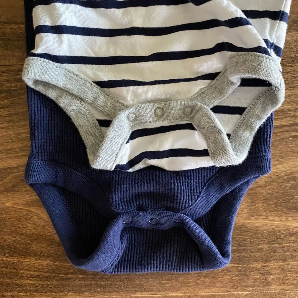 Gap Long Sleeve Bodysuit Set Boys' 0-3 Months